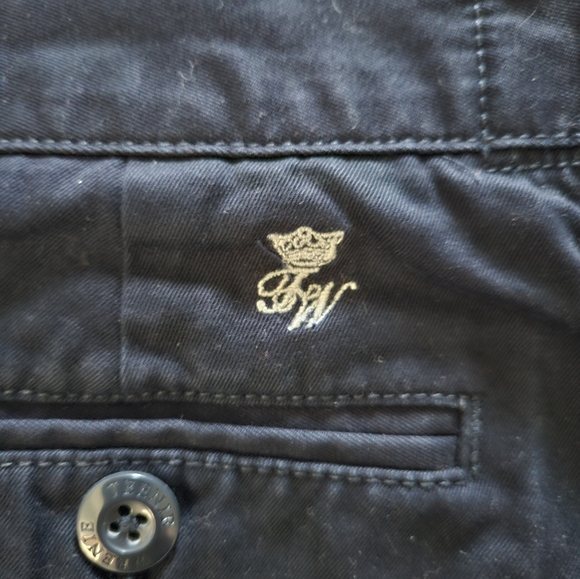 Teenie Weenie Navy Blue Embroidered Women's Shorts Size FM - Picture 11 of 12